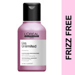 Buy L'Oreal Professionnel Serie Expert Liss Unlimited Shampoo | Smoothens hair & controls frizz| With Pro-keratin complex & Kukui nut oil (50 ml) (Tester) - Purplle