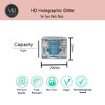 Buy Veoni Belle HD Holographic Bridal Glitter eyeshadow set, superfine for eyes & nails Shade - Bridal Glitter Set OF 6 - Purplle