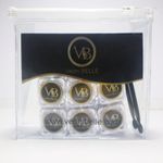Buy Veoni Belle HD Holographic Bridal Glitter eyeshadow set, superfine for eyes & nails Shade - Bridal Glitter Set OF 6 - Purplle