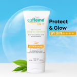 Buy mCaffeine Daily Glow Sunscreen SPF 50 PA++++ with Niacinamide & Green Tea| UVA-UVB & Blue Light Protection, Lightweight, No White Cast - 50 ml - Purplle