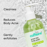 Buy mCaffeine Green Tea Body Wash With BHA Salicylic Acid - 1% - 200 ml - Purplle
