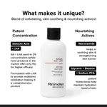 Buy Minimalist Salicylic acid & LHA 2% Body Wash with Niacinamide, Betaine & Gylcerine - 200 ml - Purplle