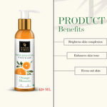 Buy Good Vibes Orange Blossom Skin Brightening Face Wash | Reduces Acne, Cleansing | No Parabens, No Mineral Oil, No Animal Testing (120 ml) - Purplle