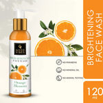 Buy Good Vibes Orange Blossom Skin Brightening Face Wash | Reduces Acne, Cleansing | No Parabens, No Mineral Oil, No Animal Testing (120 ml) - Purplle