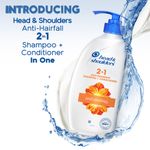 Buy Head & Shoulders 2-in-1 Anti-Hairfall Anti-Dandruff Shampoo, Conditioner 650ml - Purplle