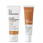 Buy DERMATOUCH Bye Bye Pigmentation Combo | Bye Bye Pigmentation Face Wash (70 gm) & Bye Bye Pigmentation Cream (30 gm) | With Niacinamide & Kojic Acid - 100G - Purplle