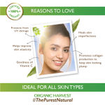Buy Organic Harvest Brightening Face Cream For Women Infused with Kakadu Plum, Acai Berry & Rice Water 110 ml - Purplle