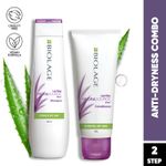 Buy Biolage Professional Hydrasource Anti-Dryness Shampoo and Conditioner Combo, Hydrates and Moisturizes Dry Hair, Enriched with Aloe, 200ml + 98g - Purplle