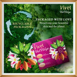 Buy Vivel VedVidya Luxury Pack of 3 Skincare Soaps for Soft, Even-toned, Clear, Radiant and Glowing Skin, Suitable for all Skin types, 100g Pack of 3 - Purplle