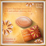 Buy Vivel VedVidya Luxury Pack of 3 Skincare Soaps for Soft, Even-toned, Clear, Radiant and Glowing Skin, Suitable for all Skin types, 100g Pack of 3 - Purplle