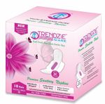 Buy Trendzie Care Ultra Thin Rash Free Sanitary Pads | Zero Toxins Sanitary Pad | Super Absorbent | Cottony Soft | Size-Regular (240 MM, PACK OF 10) - Purplle