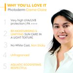 Buy Bioderma Photoderm CremeA Claire Light SPF 50+ Sunscreen Cream Sensitive Dry Skin, 40 ml - Purplle