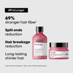 Buy L'Oreal Professionnel Serie Expert Pro Longer Shampoo + Serie Expert Pro Longer Mask | With Filler-A100 and Amino Acid (300ml+250gm) - Purplle