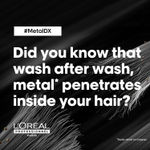 Buy L'Oreal ProfessionnelSerie Expert Metal DX Anti-Metal Cleansing Cream Shampoo + Combo of Metal DX Hair Mask|(300ml+250gm) |For Damaged & Colored Hair - Purplle