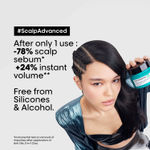 Buy L'Oreal Professionnel Scalp Advanced Anti-Dandruff Dermo-Clarifier Shampoo + Scalp Advanced Anti-Oiliness 2-In-1 Deep Purifier Clay (300 ml+250 gm) - Purplle
