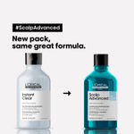 Buy L'Oreal Professionnel Scalp Advanced Anti-Dandruff Dermo-Clarifier Shampoo + Scalp Advanced Anti-Oiliness 2-In-1 Deep Purifier Clay (300 ml+250 gm) - Purplle