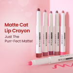 Buy Swiss Beauty Non-Transfer Matte Cat Lip Crayon | Water-Resistant | Long-Lasting 8 Hours Stay | Retractable Lip Crayon |Lighweight|Shade 23 Murphy Wood 1.5 gm - Purplle
