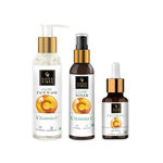 Buy Good Vibes Vitamin C Skin Care Combo (Set of 3) - Face Serum (10 ml), Toner (120 ml) & Face Wash (120 ml) - Purplle