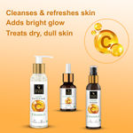 Buy Good Vibes Vitamin C Skin Care Combo (Set of 3) - Face Serum (10 ml), Toner (120 ml) & Face Wash (120 ml) - Purplle