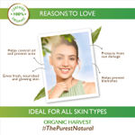 Buy Organic Harvest Vitamin B Organic Day Cream with Spinach and Niacinamide, 50 gm, Ideal for Oily and Combination Skin, Fights Pimples and Painful Acne, 100% Organic - Purplle