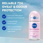 Buy Nivea Pearl & Beauty Deo Roll-on For Women (50 ml) - Purplle