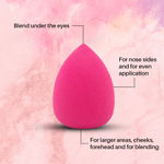 Buy MATRA Matra Pink Beauty Sponge Makeup Blender – Foundation Sponge for flawless Make-up Powder Puff - Purplle