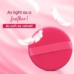 Buy MATRA Round Powder Puff - Soft Makeup Sponge Pad for Powder, Foundation, Compact, Cream & Concealer - Cosmetic Finger Puff Blender with Strap - Purplle