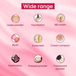 Buy MATRA Round Powder Puff - Soft Makeup Sponge Pad for Powder, Foundation, Compact, Cream & Concealer - Cosmetic Finger Puff Blender with Strap - Purplle