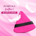 Buy MATRA Triangle Powder Puff - Soft Pizza Puff Makeup Sponge Pad for Powder, Foundation, Compact Cream & Concealer - Cosmetic Finger Puff Blender - Purplle