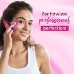 Buy MATRA Triangle Powder Puff - Soft Pizza Puff Makeup Sponge Pad for Powder, Foundation, Compact Cream & Concealer - Cosmetic Finger Puff Blender - Purplle