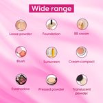 Buy MATRA Triangle Powder Puff - Soft Pizza Puff Makeup Sponge Pad for Powder, Foundation, Compact Cream & Concealer - Cosmetic Finger Puff Blender - Purplle