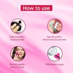 Buy MATRA Triangle Powder Puff - Soft Pizza Puff Makeup Sponge Pad for Powder, Foundation, Compact Cream & Concealer - Cosmetic Finger Puff Blender - Purplle