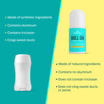 Buy MATRA Matra Underarm Deodorant Roll On - Whitening Roll On for Odour Control & 24 Hours Freshness - Antibacterial & Aluminium-free Antiperspirant Underarm Roll On - Unisex Anti-sweat Body Roll-on Deo Stick - Purplle