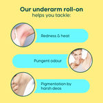 Buy MATRA Matra Underarm Deodorant Roll On - Whitening Roll On for Odour Control & 24 Hours Freshness - Antibacterial & Aluminium-free Antiperspirant Underarm Roll On - Unisex Anti-sweat Body Roll-on Deo Stick - Purplle