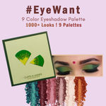 Buy Cuffs N Lashes 9 Color Eyeshadow Palette, Let it Snow - Purplle