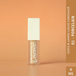 Buy Cuffs N Lashes Cover It All Liquid Concealer, Porcelain-01 - 6 ml - Purplle