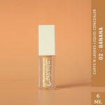 Buy Cuffs N Lashes Cover It All Liquid Concealer, Banana-02 - 6 ml - Purplle