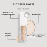 Buy Cuffs N Lashes Cover It All Liquid Concealer, Custard-05 - 6 ml - Purplle