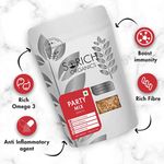 Buy Sorich Organics Party Mix (Spicy) - 150 Gm - Mixture of BBQ Pumpkin seeds and Cashew, Roasted (Soya nuts, Sunflower Seeds, Quinoa Puffs) & Raisins |Gluten Free Vegan Diet Snacks | Immunity Booster - Purplle