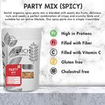 Buy Sorich Organics Party Mix (Spicy) - 150 Gm - Mixture of BBQ Pumpkin seeds and Cashew, Roasted (Soya nuts, Sunflower Seeds, Quinoa Puffs) & Raisins |Gluten Free Vegan Diet Snacks | Immunity Booster - Purplle
