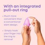 Buy Azah Odour & Rash free Menstrual Cup for Women (Size Large) - Purplle