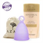 Buy Azah Odour & Rash free Menstrual Cup for Women (Size Medium) - Purplle