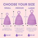 Buy Azah Odour & Rash free Menstrual Cup for Women (Size Medium) - Purplle