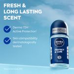 Buy NIVEA MEN Deodorant Roll on, Protect & Care, 50 ml - Purplle