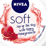 Buy NIVEA Soft Light Moisturizer Cream, Peppy Pomegranate, with Vitamin E & Jojoba Oil for Face, Hands and Body, (100 ml) - Purplle
