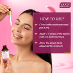 Buy Vaadi Herbals Underarm Brightening & De-Pigmentation Serum With Peony Root Extract & Green Seaweed - Purplle