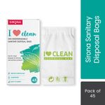 Buy Sanitary and Diapers Disposal Bag by Sirona 45 Bags - Purplle