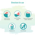 Buy Sanitary and Diapers Disposal Bag by Sirona 45 Bags - Purplle