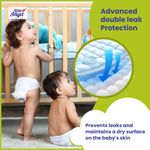 Buy Little Angel Extra Dry Baby Pants Diaper, Medium (M) Size, 74 Count, Super Absorbent Core Up to 12 Hrs. Protection, Soft Elastic Waist Grip & Wetness Indicator, Pack of 1, Upto 5-11kg - Purplle
