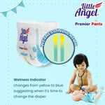 Buy Little Angel Premier Pants Baby Diaper, New Born (NB/XS) Size, 28 Count, Cottony Soft Material, Wetness Indicator, Breathable Layer, Extra Dry Core, Stretchable Sides, Pack of 1, up to 5 kgs - Purplle